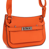 Hermes Mini Jypsiere Orange Minium Swift Palladium Hardware