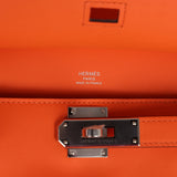 Hermes Mini Jypsiere Orange Minium Swift Palladium Hardware