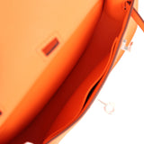 Hermes Mini Jypsiere Orange Minium Swift Palladium Hardware