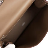 Hermes Kelly Danse Etoupe Swift Palladium Hardware