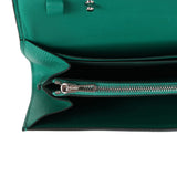 Pre-owned Hermes Constance Wallet To Go Vert Jade Epsom Marquette and Palladium Hardware