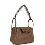 Hermes Lindy 26 Beige De Weimar Evercolor Gold Hardware