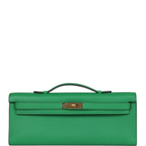 Hermes Kelly Cut Bambou Swift Gold Hardware