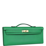 Hermes Kelly Cut Bambou Swift Gold Hardware