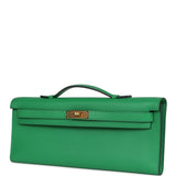 Hermes Kelly Cut Bambou Swift Gold Hardware