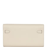 Hermes Kelly Wallet To Go Craie Epsom Gold Hardware