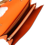 Hermes Constance Wallet To Go Orange Epsom Gold Hardware