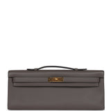 Hermes Kelly Cut Etain Swift Gold Hardware