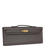 Hermes Kelly Cut Etain Swift Gold Hardware