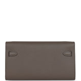 Hermes Kelly Wallet To Go Etain Epsom Gold Hardware