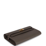 Hermes Kelly Wallet To Go Etain Epsom Gold Hardware