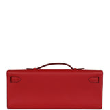 Hermes Kelly Cut Rouge Casaque Swift Gold Hardware