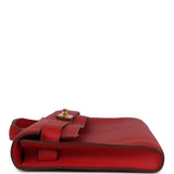 Hermes Kelly Cut Rouge Casaque Swift Gold Hardware