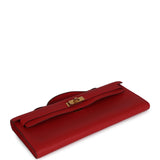 Hermes Kelly Cut Rouge Casaque Swift Gold Hardware