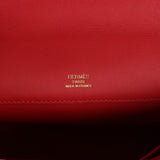 Hermes Kelly Cut Rouge Casaque Swift Gold Hardware