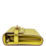 Hermes Kelly Wallet To Go Lime Chevre Mysore Gold Hardware