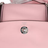 Hermes Mini Lindy Rose Sakura Swift Palladium Hardware