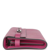 Hermes Kelly Wallet To Go Rose Pourpre Chevre Palladium Hardware