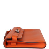 Hermes Kelly Cut Orange Swift Palladium Hardware