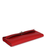 Hermes Kelly Cut Rouge Casaque Swift Palladium Hardware