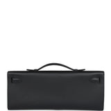 Hermes Kelly Cut Black Swift Gold Hardware