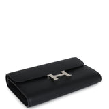 Hermes Constance Wallet To Go Black Epsom Palladium Hardware