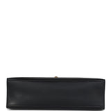 Hermes Kelly Pochette Black Swift Gold Hardware