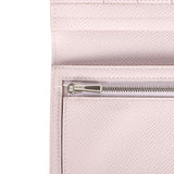 Hermes Bearn Gusset Long Wallet Mauve Pale Epsom Palladium Hardware