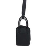 Hermes Mini Lindy Black Clemence Gold Hardware