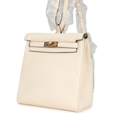 Hermes Kelly Ado II Backpack Nata Clemence Gold Hardware