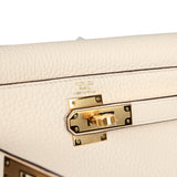 Hermes Kelly Ado II Backpack Nata Clemence Gold Hardware