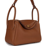 Hermes Lindy 26 Gold Clemence Gold Hardware