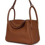 Hermes Lindy 26 Gold Clemence Gold Hardware