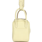 Hermes Mini Lindy Jaune Milton Clemence Palladium Hardware