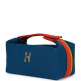 Hermes Bride-A-Brac Rocabar PM Bleu Paon Wool Palladium Hardware