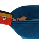 Hermes Bride-A-Brac Rocabar PM Bleu Paon Wool Palladium Hardware