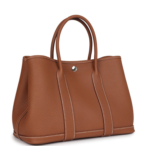 Hermes Garden Party 30 Gold Negonda Palladium Hardware