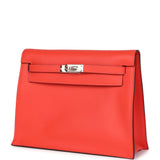 Hermes Kelly Danse Orange Field Evercolor Palladium Hardware