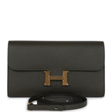 Hermes Constance Wallet To Go Vert De Gris Epsom Gold Hardware