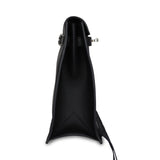 Hermes Kelly Danse Anate Black Swift Palladium Hardware