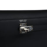 Hermes Kelly Danse Anate Black Swift Palladium Hardware