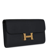 Hermes Constance Wallet To Go Black Epsom Gold Hardware