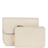 Hermes Constance Slim Wallet Craie Epsom Gold Hardware