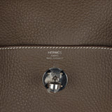 Hermes Lindy 26 Etoupe Clemence Palladium Hardware