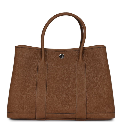 Hermes Garden Party 30 Alezan Negonda Palladium Hardware