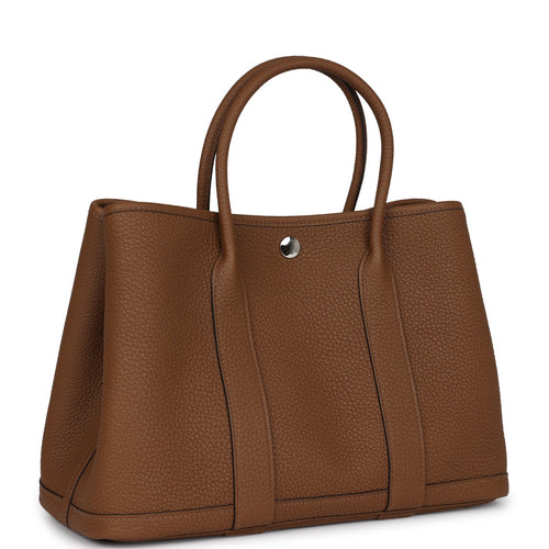 Hermes Garden Party 30 Alezan Negonda Palladium Hardware