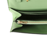 Hermes Constance Wallet To Go Vert Criquet Epsom Marquette Gold Hardware