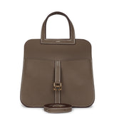 Hermes Halzan 25 Etoupe Clemence Gold Hardware