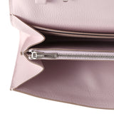 Hermes Constance Wallet To Go Mauve Pale Evercolor Palladium Hardware