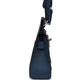 Hermes Mini Jypsiere Bleu De Prusse Swift Palladium Hardware